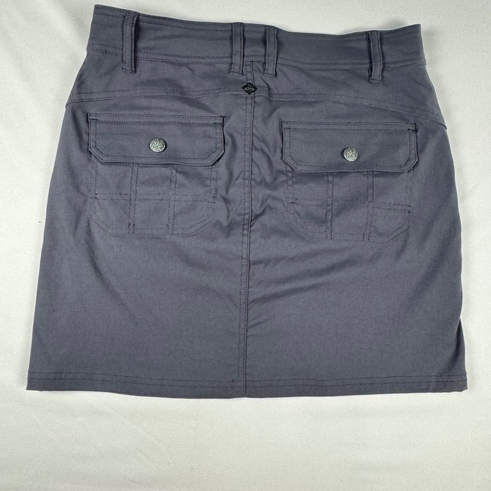 Prana Halle Skort Gray Hiking Athletic Skirt with Built-in Shorts Womens Size 2 - Picture 5 of 10